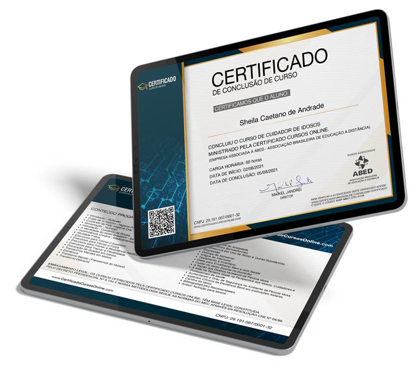 Certificado do  Curso De Espanhol Online Grátis