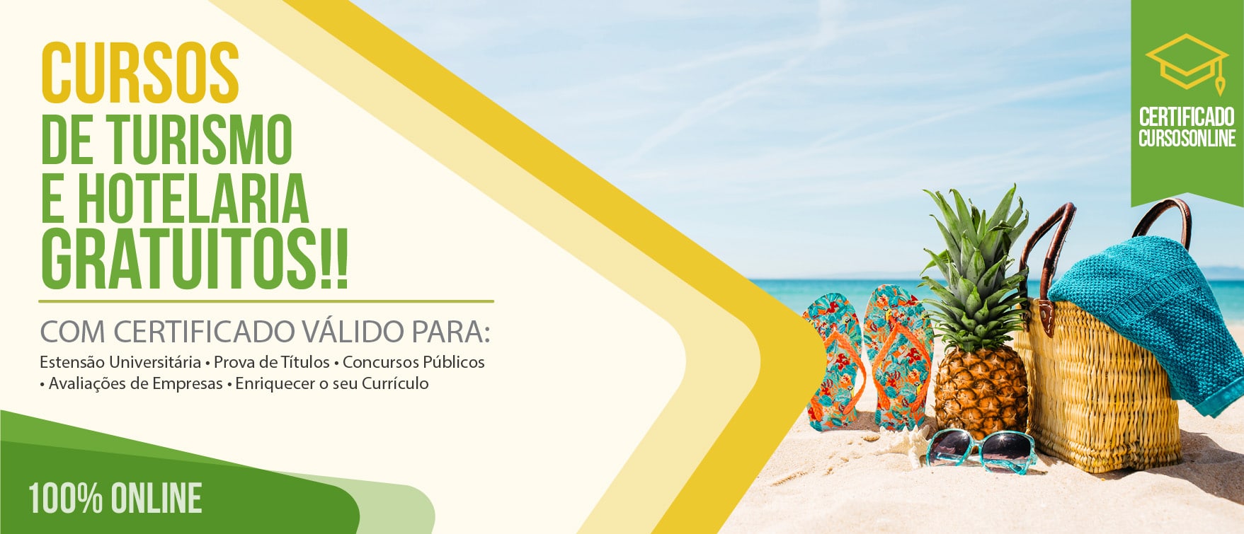 Cursos de Turismo e Hotelaria