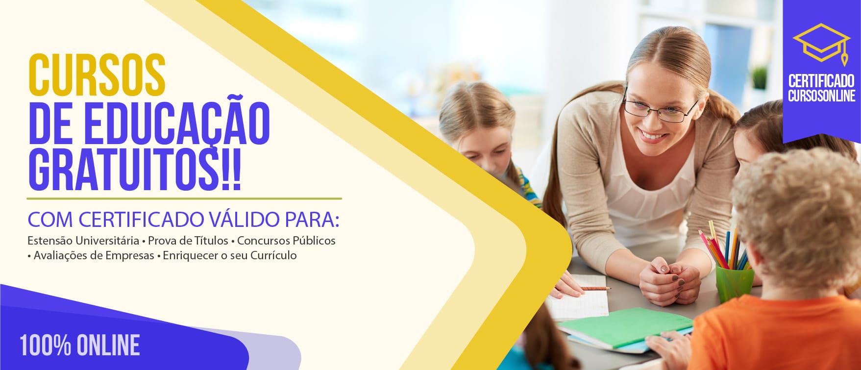 Cursos na Área da Educação